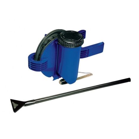 Machine de sulfuration cyclone a' soufflet Dimartino pour soufre avec re'servoir de broyage, baril d'extension et e'pandeur de soufre en PVC (1/2)