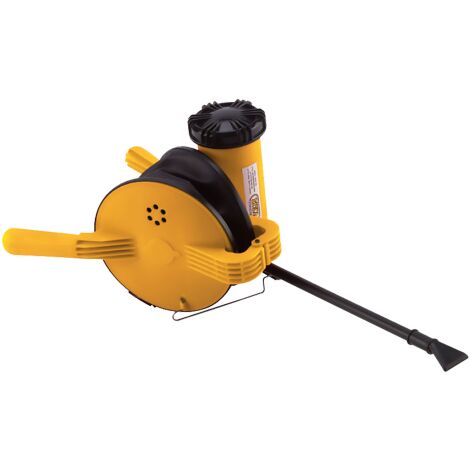 Soufflet à soufre – Réservoir de broyage inclus – Canon d'extension pour zones difficiles – Épandeur en PVC pour protection fongique – Volpi