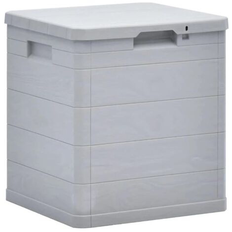 Five – Coffre de jardin en résine 90 litres – Polypropylène anti-UV – Dimensions 42x44x50cm – Rangement sécurisé pour coussins et outils