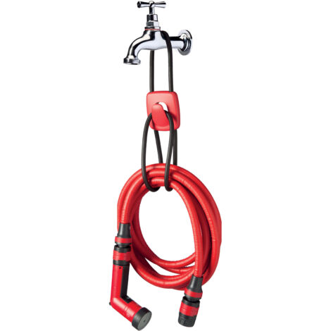 Idroweb – Tuyau d'arrosage extensible 15 mètres – Raccords et pistolet multi-jets inclus – Pour lavage et arrosage précis (1/4)