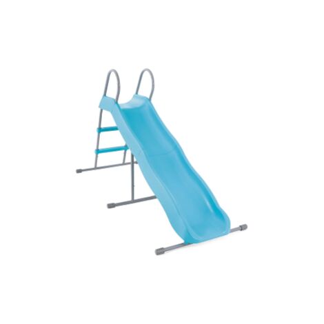 Intex – Toboggan pour enfants en plastique et acier – Dimensions 196x84x119 cm – Glisse sécurisée pour terrasses de piscine - 196x84x119h