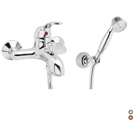 Robinet de salle de bain a' levier unique avec mitigeur de douche duplex en cuivre de la se'rie DianHydro Class (1/5)