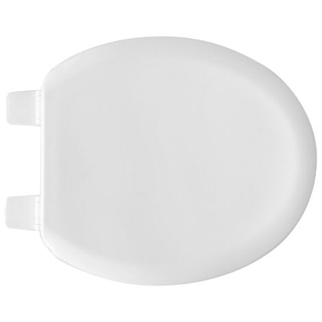 Dianhydro – Abattant WC en MDF thermodurcissable – Dimensions 39,5x37cm – Charnières A pour fixation rapide – Finition opaque blanche (1/4)