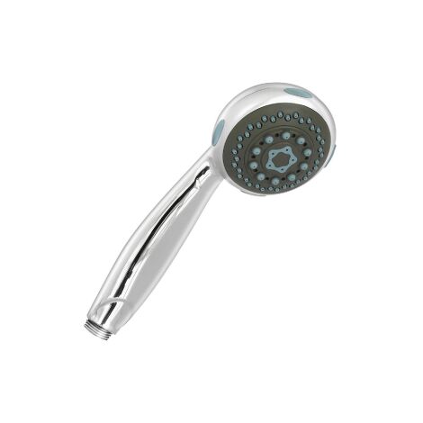 Douchette d'hydromassage multijets avec caoutchoucs anticalcaire multiget   90 mm accessoires de douche chrome's