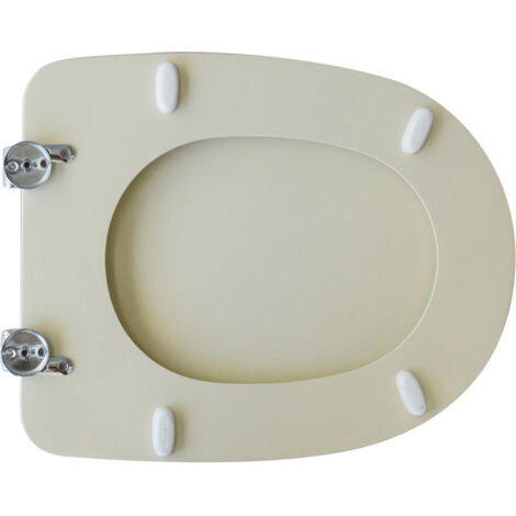 Abattant WC Pour Vase Cesame Mithos 40-45 X 38,3 Cm Abattant WC Blanc Avec Charnie'res Re