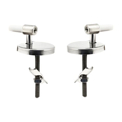 Kit charnie're de remplacement Mod. C5 pour abattants thermodurcissables Vis L. 4 cm accessoires et pie'ces de rechange pour abattants de toilettes (1/2)