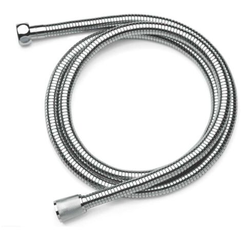 Flexible de douche tuyau douche ecoflex double sertissage acier chromé 150 cm (1/3)
