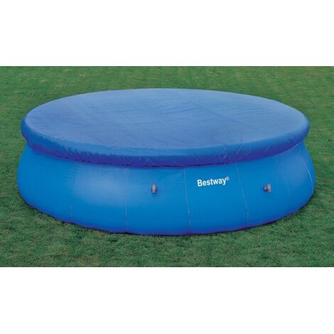 Abri de piscine Bestway 58032 top cover pour piscine hors sol gonflable ronde   244 cm en PVC (1/3)