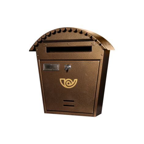 boA te aux lettres mod espresso en tA le noire cm 36x13x37h trou du facteur