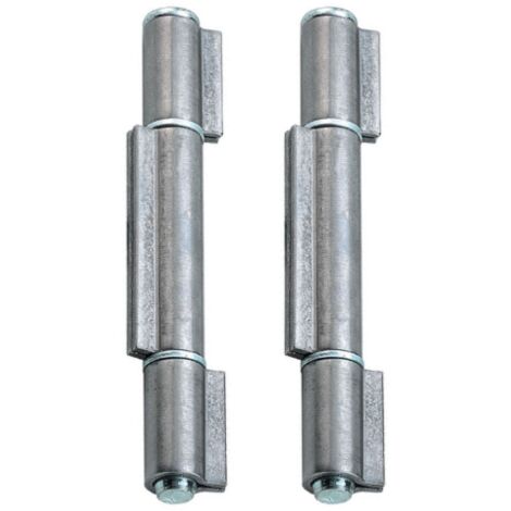 Charnière à souder pour fenêtres et portes en fer – 3 ailes – Hauteur 80 mm – Acier avec goupille amovible – Installation robuste – Combi Arialdo