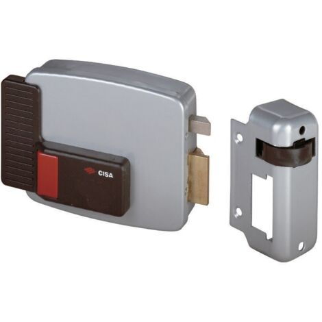 Serrure A lectrique droite Cisa 11610 Serrure A lectrique pour bois 50 mm (1/3)