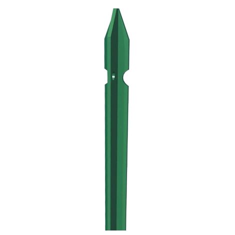 Salone – Poteau en T plastifié pour clôtures 250 cm – Section 30x30 mm – Épaisseur 3 mm – Couleur verte pour intégration jardin - MM 250 H