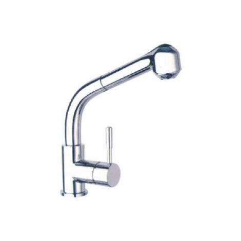 Robinet Gemini pour mitigeur lavabo chromA  avec bec haut + douchette
