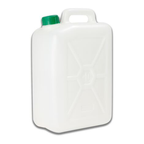 Boite alimentaire en polye'thyle'ne non toxique lt. 10 futs a' usage alimentaire huile eau