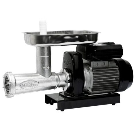 Hachoir à viande électrique 1 HP – Carter en aluminium – Moteur monophasé 400W – Pour hachage professionnel de viande – Inferramenta