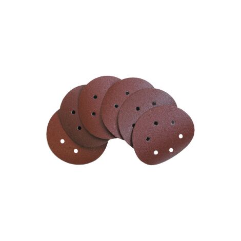 100 Dischi Abrasivi 125 Mm Grana 150 Con 8 Fori E Retro A Strappo Per Levigatrice Orbitale – Carta Vetrata Rotonda In Ossido Di Alluminio