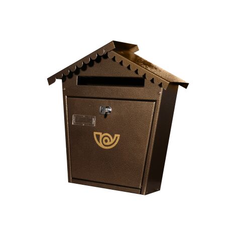 BoA te aux lettres avec toit Espresso 716 cm 37x13x38 h facteur