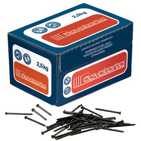 Cavatorta 2,5 kg de clous en acier trempA 7 cm 3,5 mm (1/2)