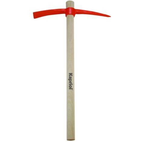 Pioche en acier Kapriol 1,5 kg avec manche maA on de construction