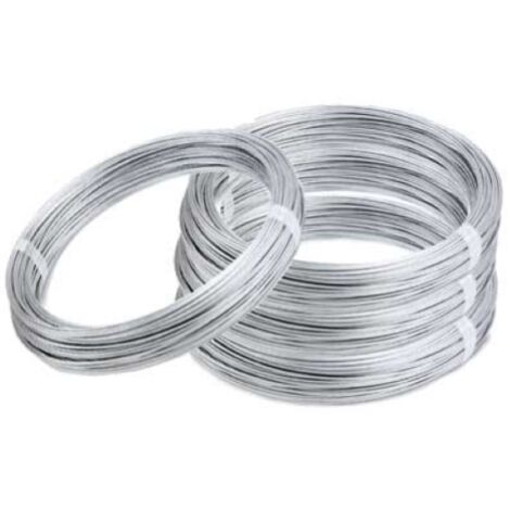 Sidex rouleau 1 kg de fil de fer A paisseur d&39acier galvanisA  3,5 mm taille  18