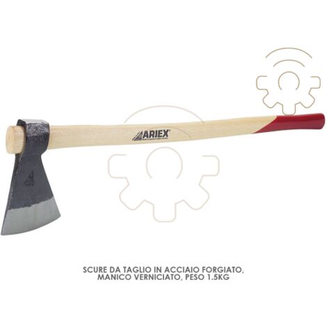 Hache MFH Avec Manche Bois – 39 Ou 59 Cm, Acier, Hachette De Couperet, Neuve