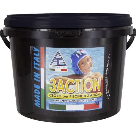 Chlore multifonction HTH Minitab Action 5 Pastilles 20 g (petites piscines)  - 1,2 kg