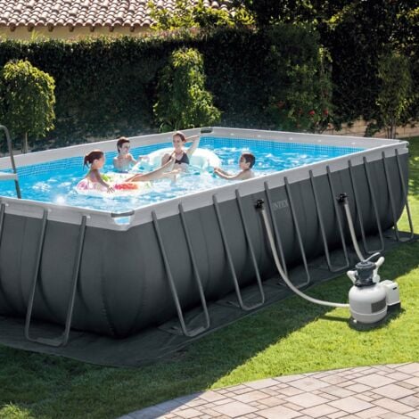 Piscine hors-sol rectangulaire INTEX Ultra Xtr Frame 732x366x132cm 