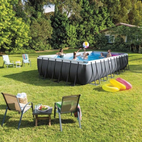 Piscine hors-sol rectangulaire INTEX Ultra Xtr Frame 732x366x132cm 
