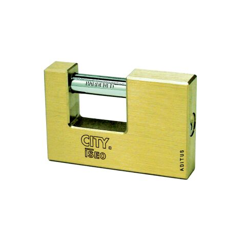 Cadenas à Rideau KOTARBAU 70 Mm - Fonte Monobloc Avec Anse En Acier Trempé - Anti-Effraction - 3 Clés