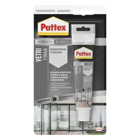 Pattex Sista Tube de mastic adhe'sif silicone 60 ml pour miroirs et verre