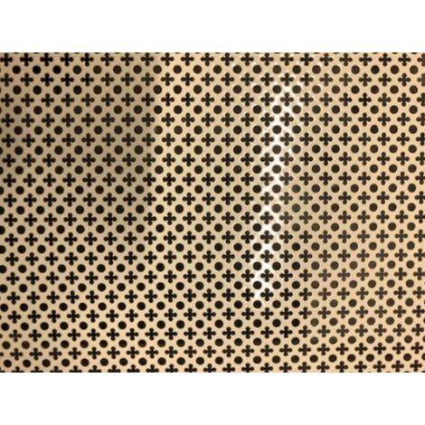 Idroweb – Perforé en aluminium doré 200 cm x 100 cm – Couvre-radiateurs, poêles et cheminées – Améliore la circulation de chaleur