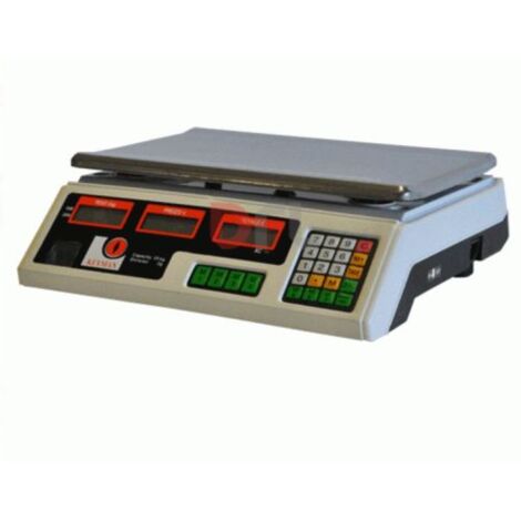 Balance de cuisine numérique 35 kg – Écran LCD – Dimensions 34x23 cm – Fabriquée en fer plat pour usage professionnel