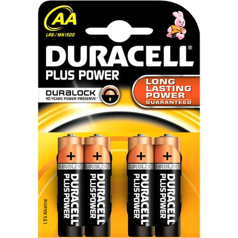 Pile Alcaline AA Plus 100 % - 24 unités - Duracell 