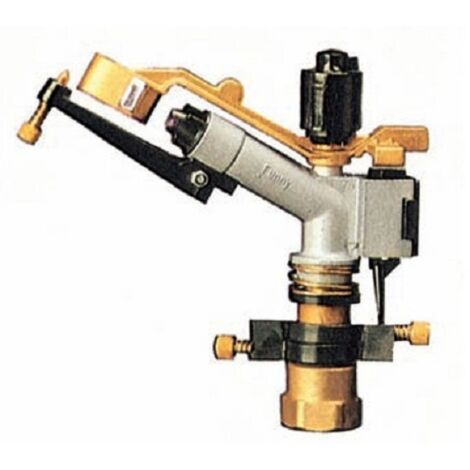 Arroseur asperseur 0-360 secteur 1 pouce femelle – Surface mouillée 1074 m² – Débit 1,6-3,7 mc/h – Buses 6-7 mm – Sime