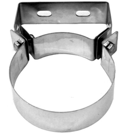 Collier de serrage de fixation murale Omega 130 mm 13 cm acier inoxydable Aisi 316