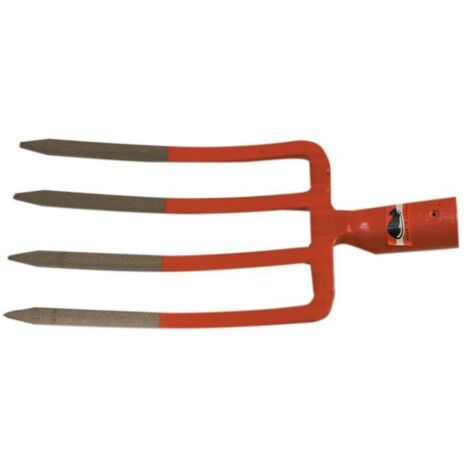 Forca Da Scavo Hilka Tools 92063060, Testa In Acciaio Al Carbonio, Manico In Legno Duro Con Impugnatura Morbida. Angolo Ideale.