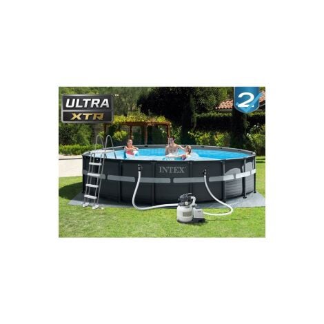 Intex Ultra XTR Frame piscine tubulaire 549x274x132 cm + pompe