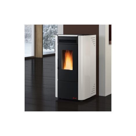 Poele a' pellets ventile' La Nordica Extraflame Ketty Evo 2.0 blanc 7,4 kw  pour 186