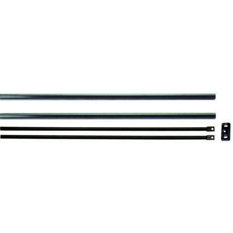 Iseo Serrature – Barre anti-panique Iseo 941.00.205 – Tiges pour portes jusqu'à 240 cm – Protection antibactérienne – Norme UNI EN 1125:2008 (1/2)