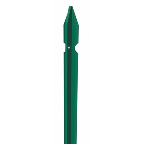 poteau en T plastifiA pour clA tures 30x3 mm 200 h poteaux verts poteaux