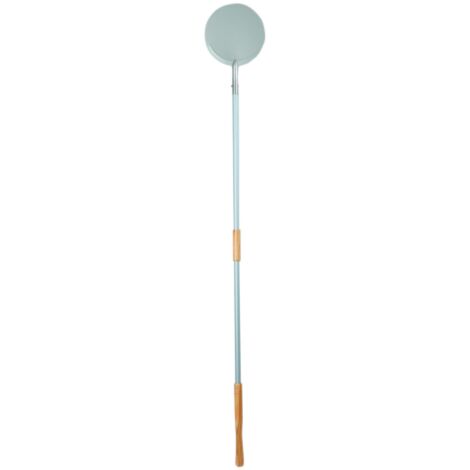 Pelle inox 19 cm avec manche en bois – Accessoire de four à pizza – Manipulation facile pour pizzas – Cuisine professionnelle