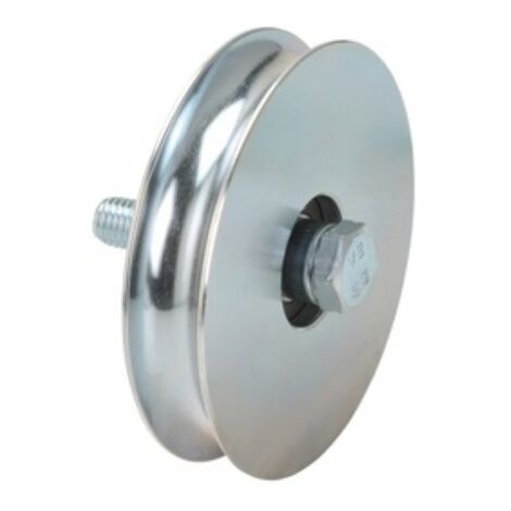 Roue de portail avec roulement 80 mm – Acier galvanisé – Pour fonctionnement fluide et efficace – Charge maximale 150 kg – Combi Arialdo
