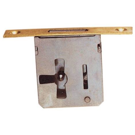 serrure pour meuble A  insA rer A  droite entrA e droite 35 mm fer laiton