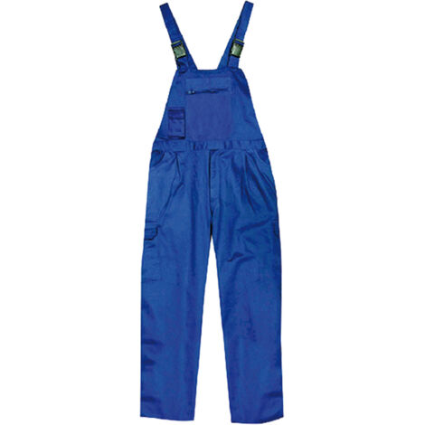Salopette en coton multi-poches A  bretelles taille 52 Salopette bleue
