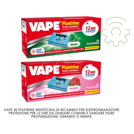 Plaques de remplacement Vape Electro-Diffuseur 30 pcs Anti-Moustique
