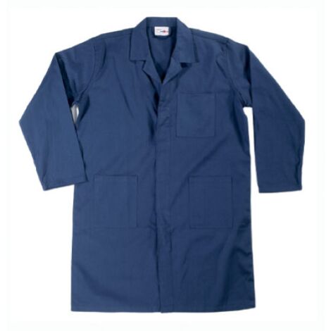 Blouse de travail en coton taille 56 tablier bleu pour ouvrier mA canique (1/2)