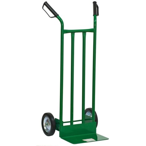 chariot pour caisses transportant des bagages 120 kg avec roues en caoutchouc plein (1/4)