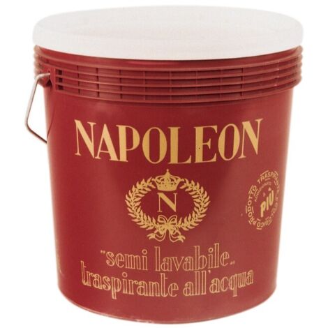 Peinture semi-lavable A l&39eau NapolA on 5 lt anti-moisissure respirante diluable jusqu&39A 25% (1/3)