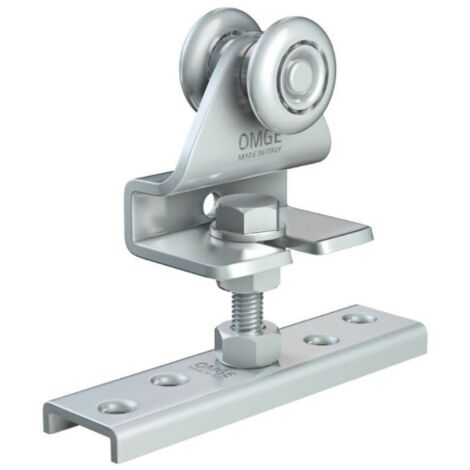 Chariot à roues pour portes coulissantes 15 x 24 mm – Capacité 25 kg – Roues en Delrin pour fonctionnement fluide – Omge