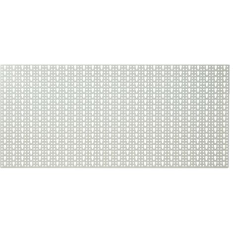 Panneau mural pour rangement d'outils 46x98 cm – Tôle 10/10 – Peinture époxy résistante – Fixation facile au mur – Inferramenta